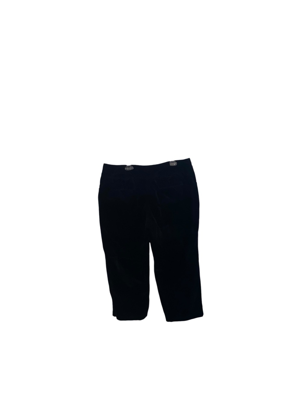 vintage Mossimo Black Velvet Capri Pants Knickers Crop Trousers